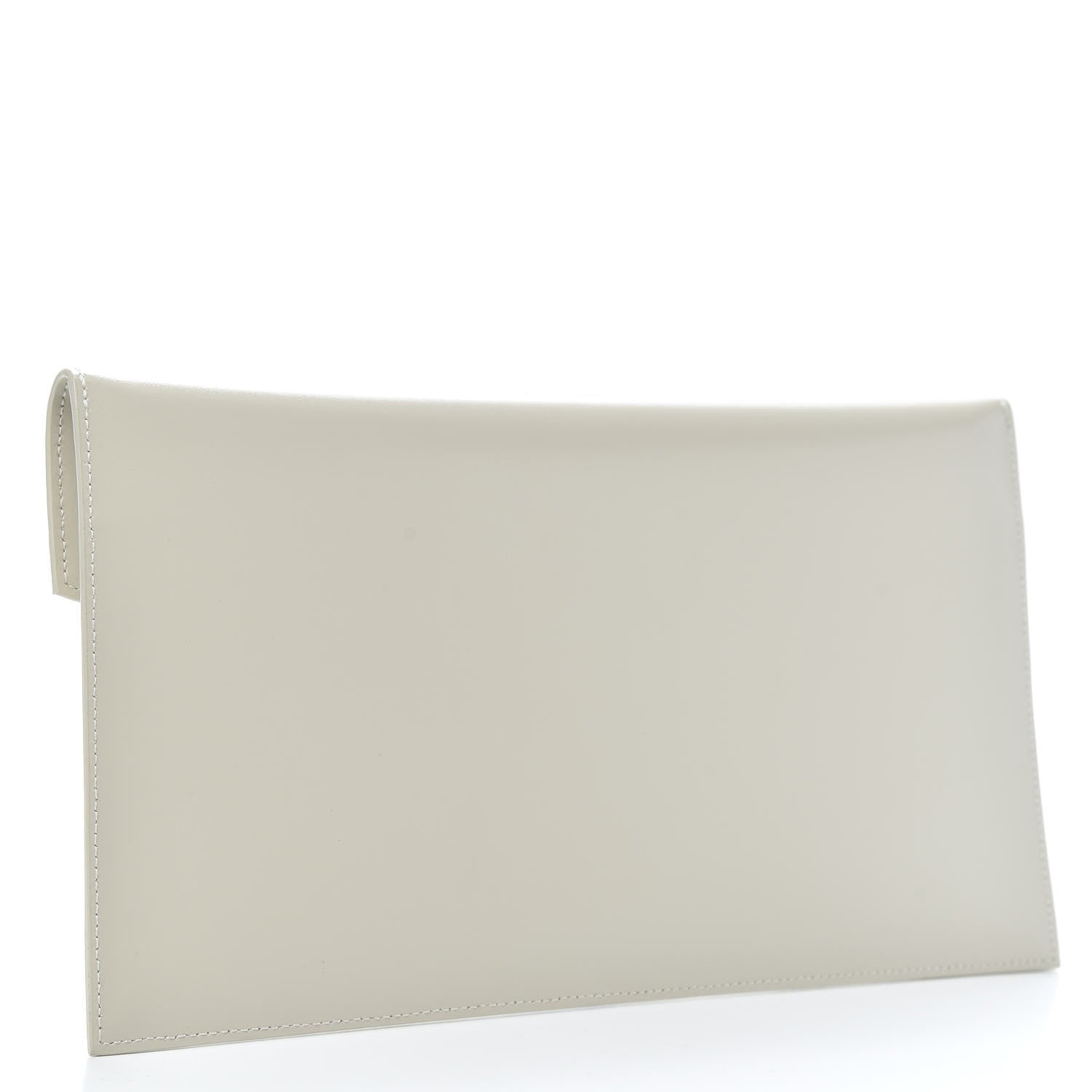 Saint Laurent Smooth Shiny Calfskin Uptown Pouch Crema Soft 3 of 6