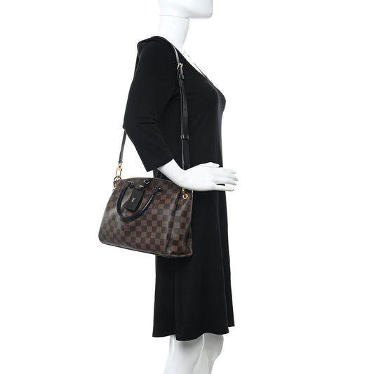 Damier Ebene Odeon Tote PM Black