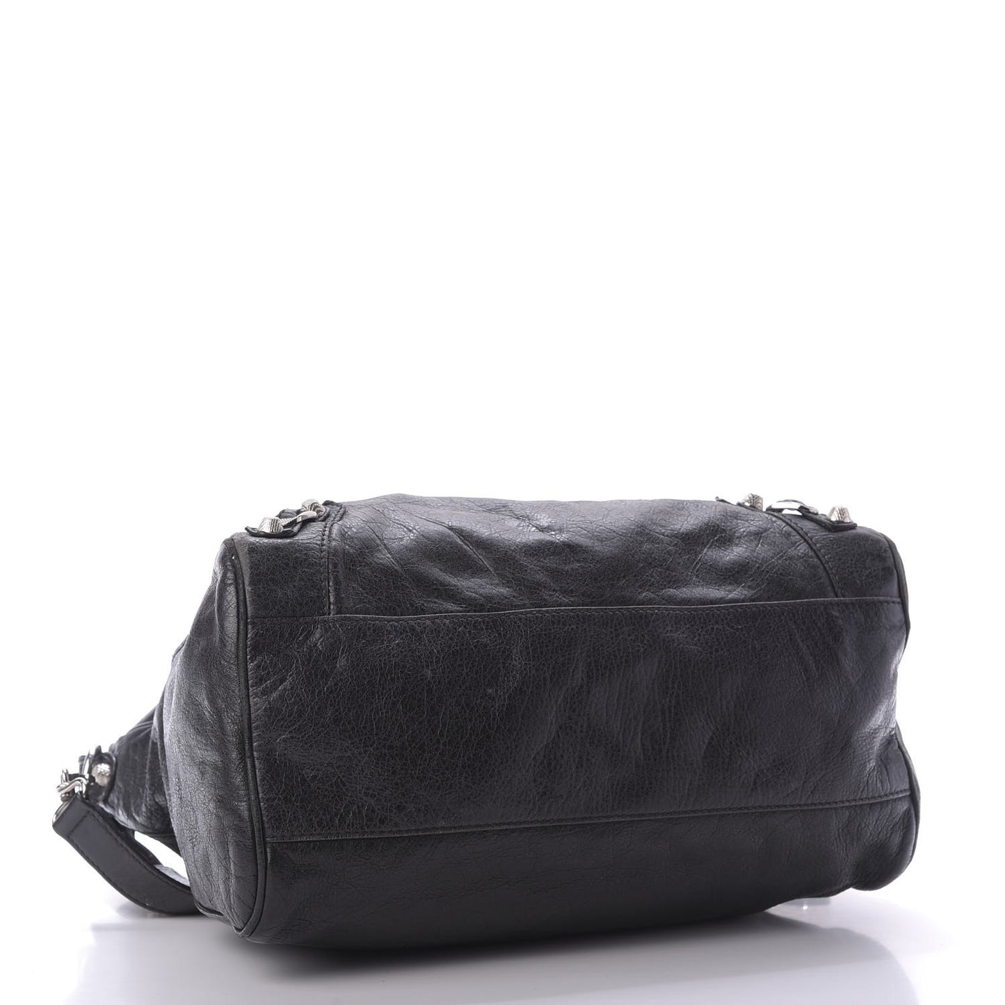 Agneau Giant 12 Silver Hardware Velo Black