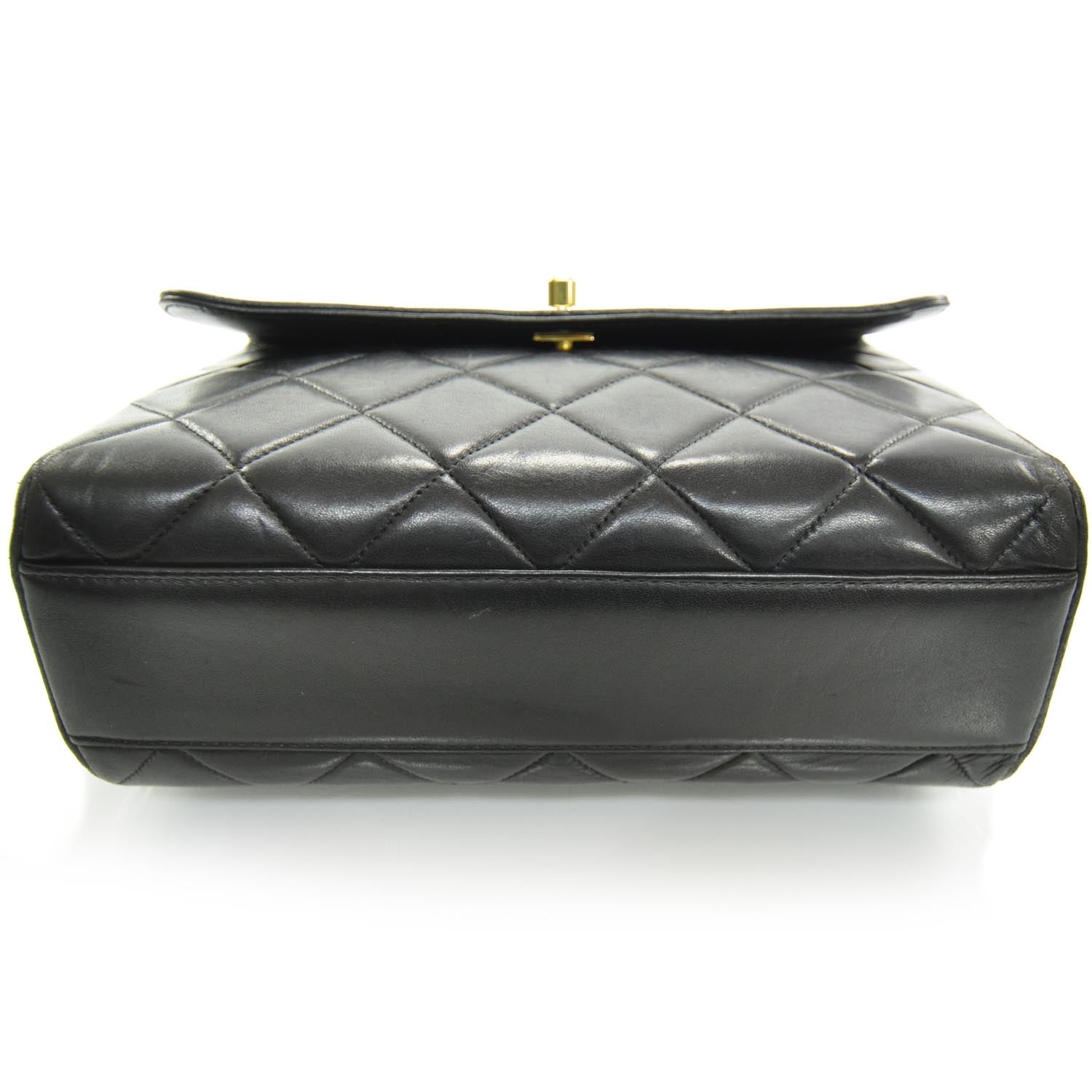 Chanel Lambskin Quilted Flap Bag Black 4 of 10
