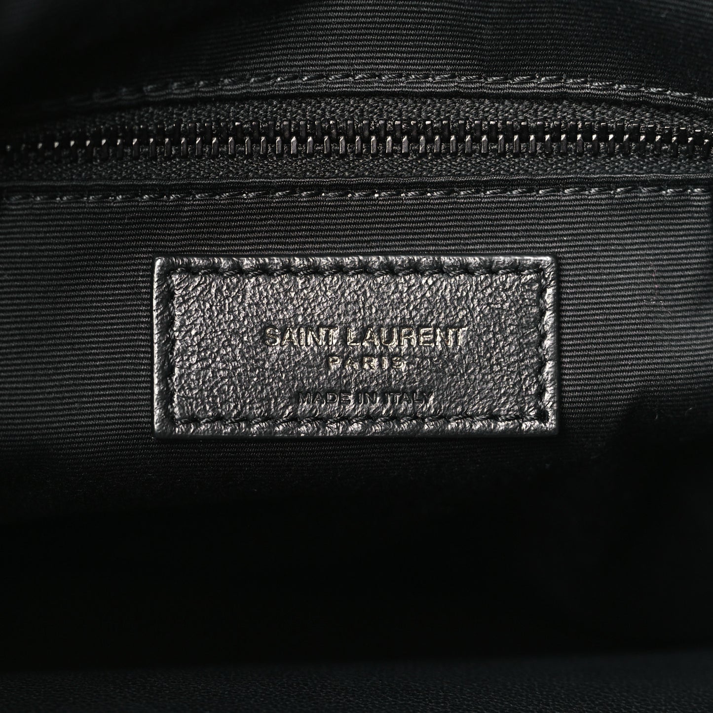 Calfskin Crocodile Embossed Monogram Medium Niki Shopping Bag Black