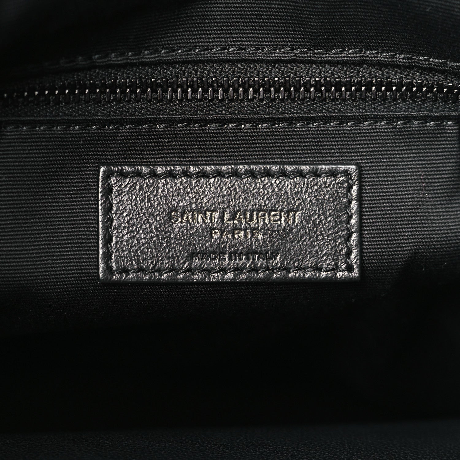 Saint Laurent Calfskin Crocodile Embossed Monogram Medium Niki Shopping Bag Black 6 of 9