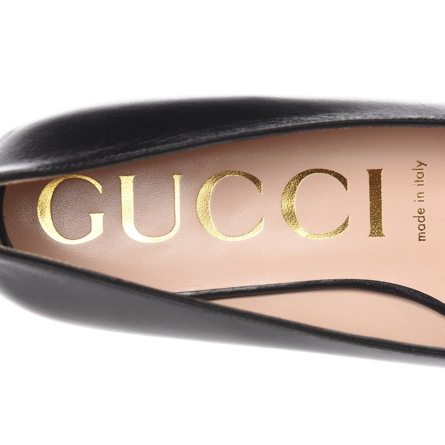 Gucci Malaga Kid Crystal Square G Madelyn Ballet Flats 37 Black 7 of 9