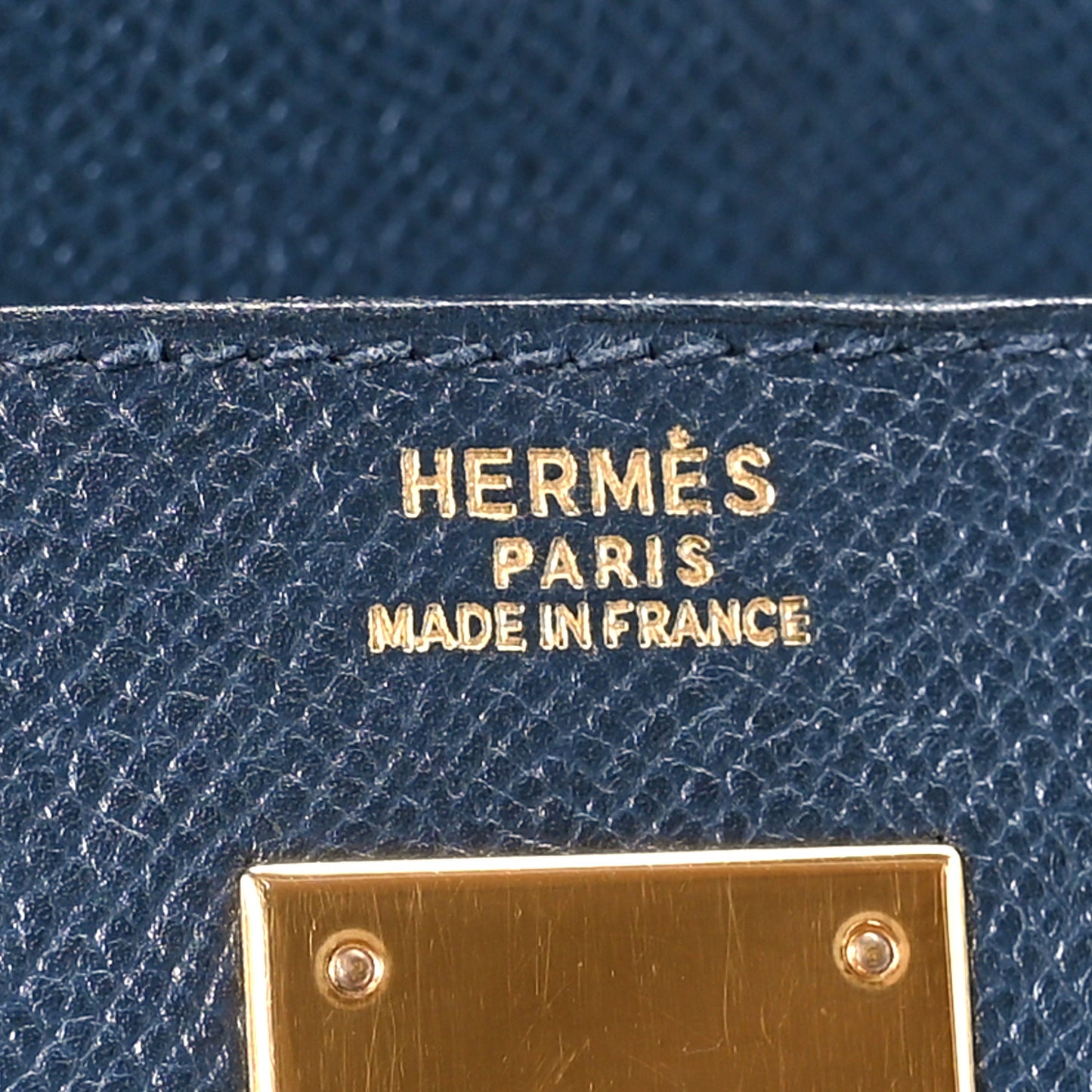 Courchevel Kelly Sellier 32 Bleu Indigo