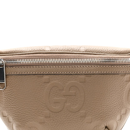 Gucci Piuma Calfskin Jumbo GG Embossed Small Belt Bag Good Taupe 8 of 10