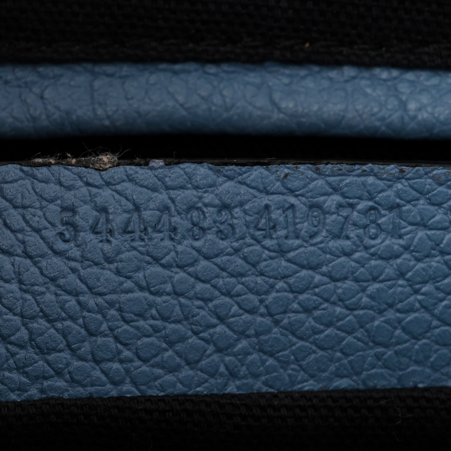 Alexander McQueen Pebbled Calfskin Mini Padlock Tote Light Blue 7 of 10