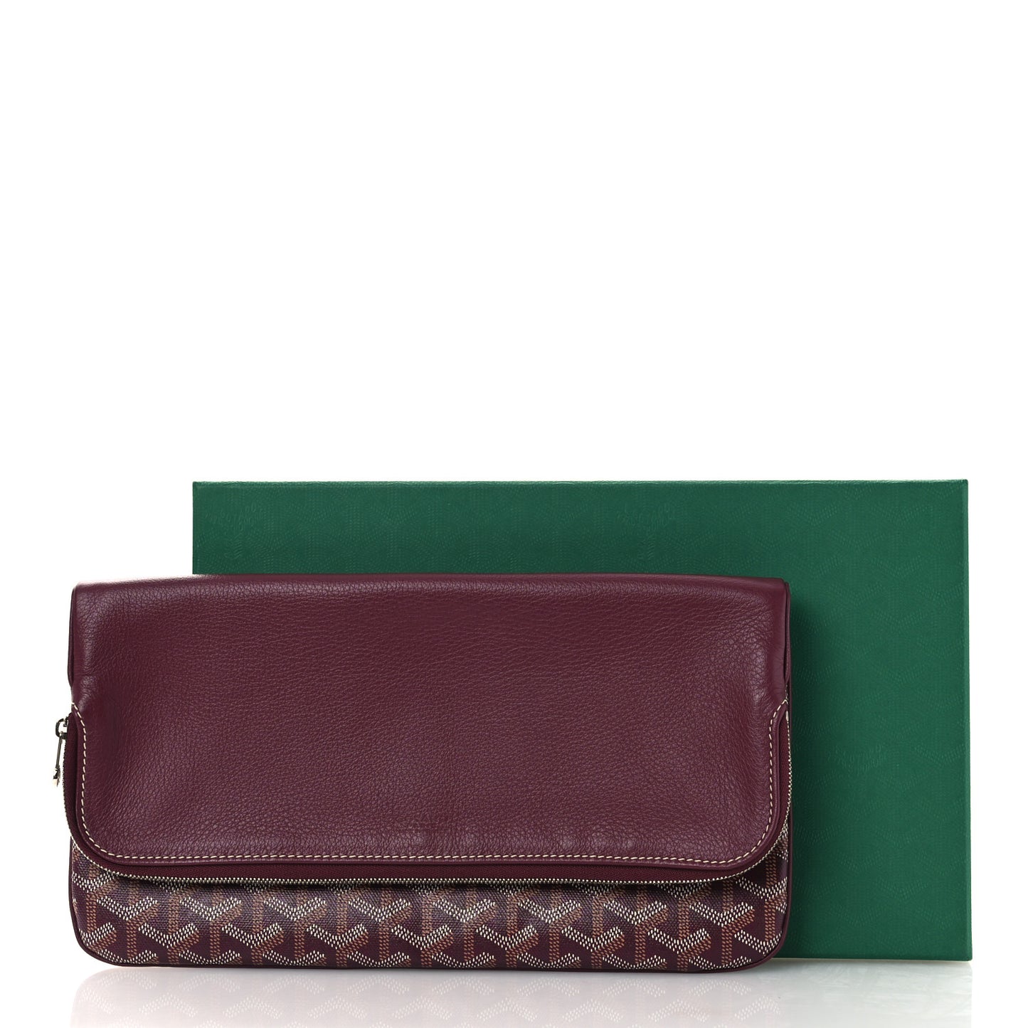Goyardine Sainte Marie Soft Clutch Bordeaux
