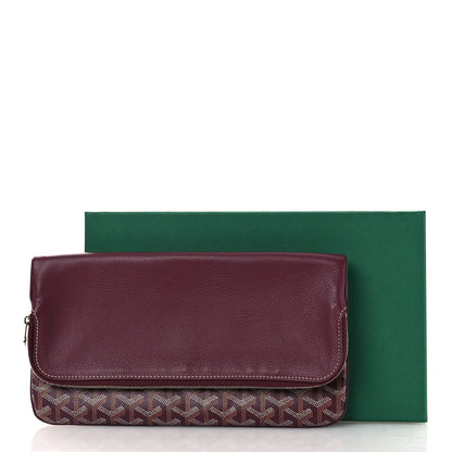 Goyard Goyardine Sainte Marie Soft Clutch Bordeaux 11 of 11
