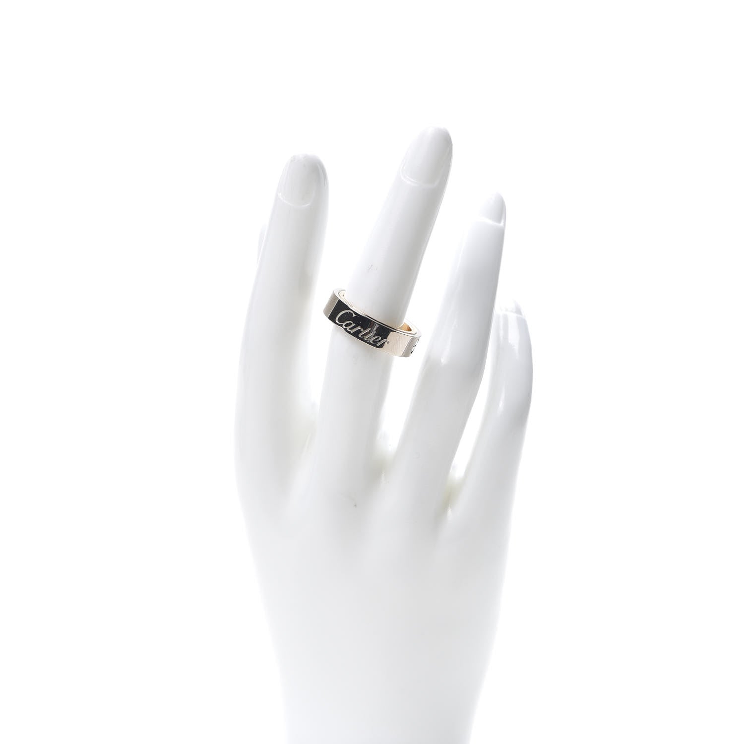 Cartier 18K White Pink Gold 5.5mm Astro LOVE Ring 54 7 2 of 6