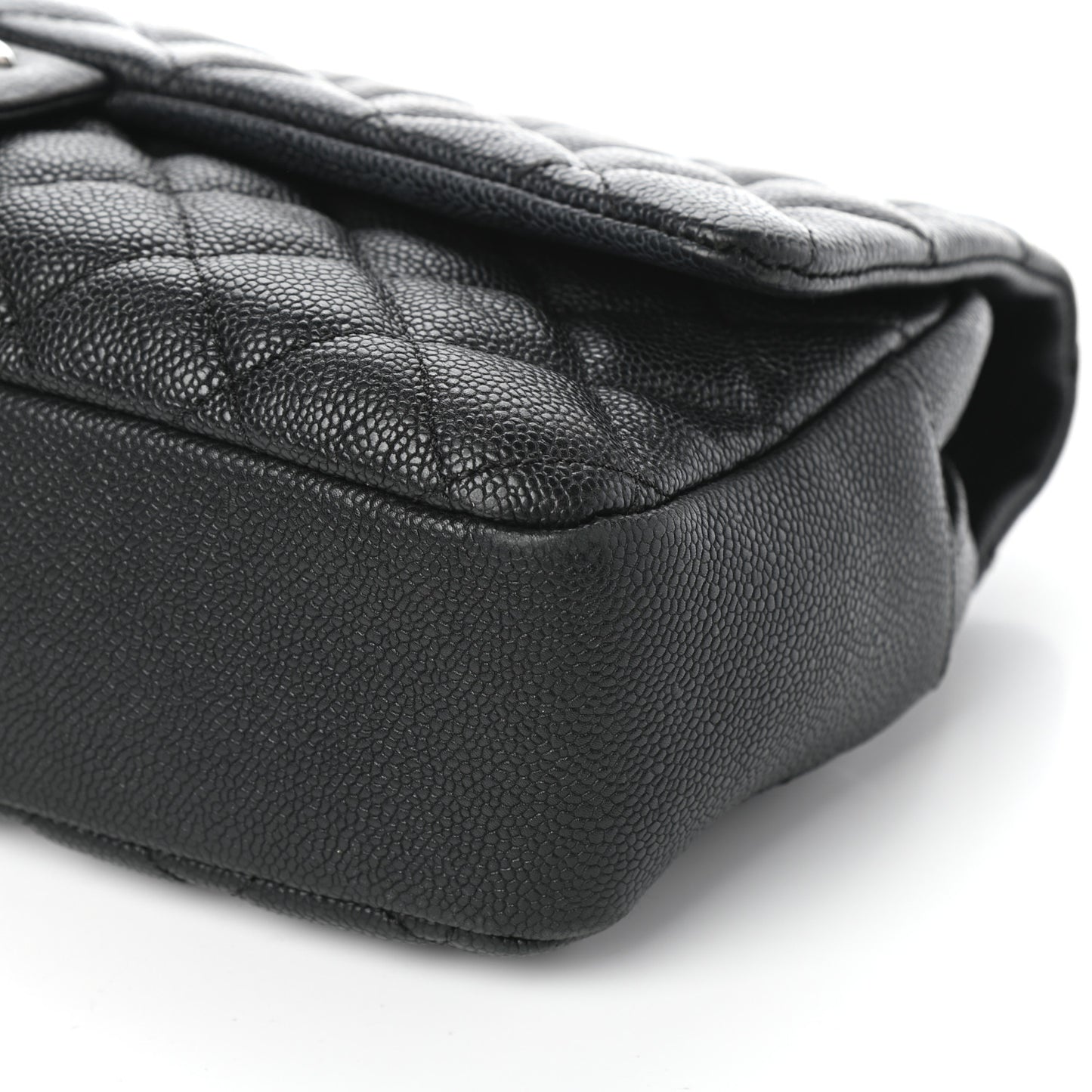 Caviar Quilted Jumbo Easy Flap Black