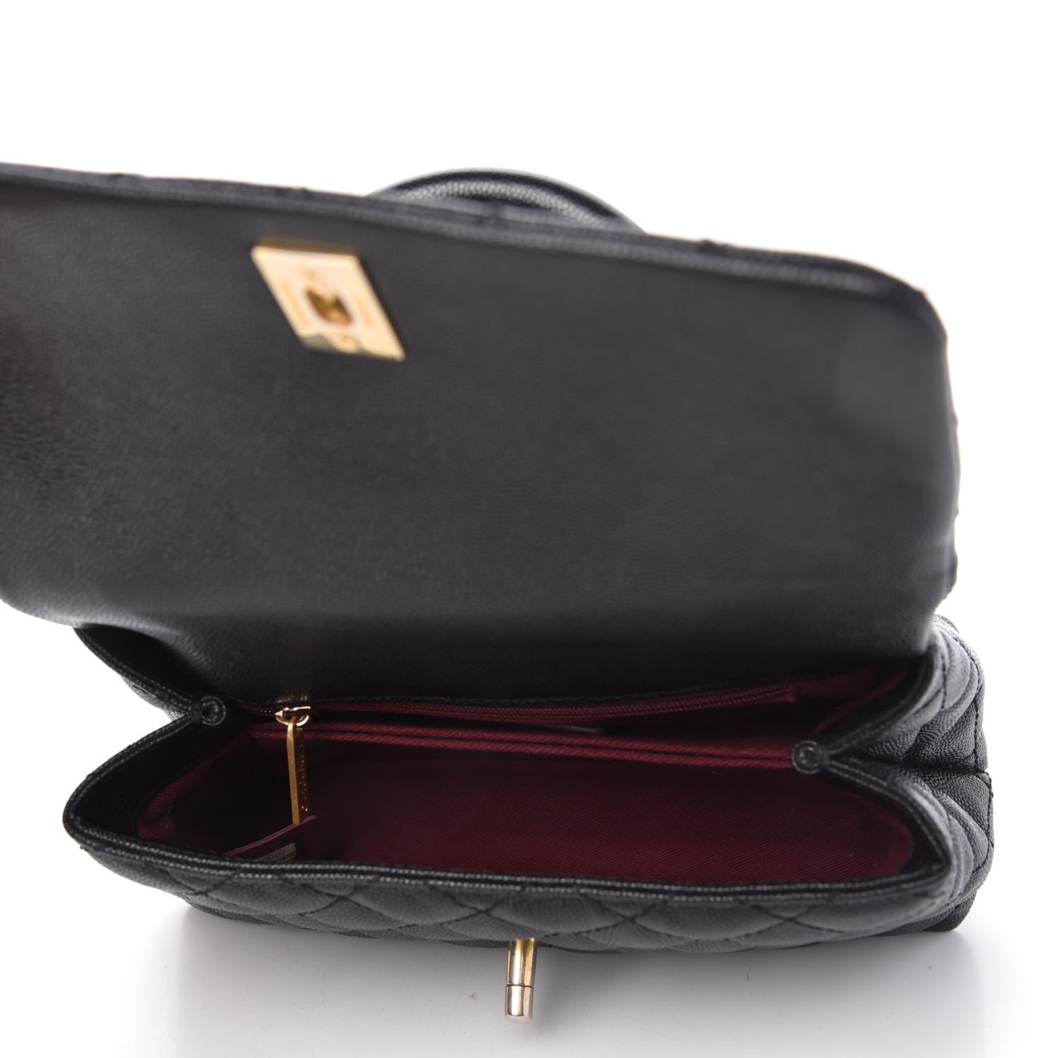 Chanel Caviar Quilted Mini Coco Handle Flap Black 5 of 11