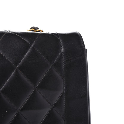 Chanel Lambskin Quilted Medium Single Flap Black 14 of 16