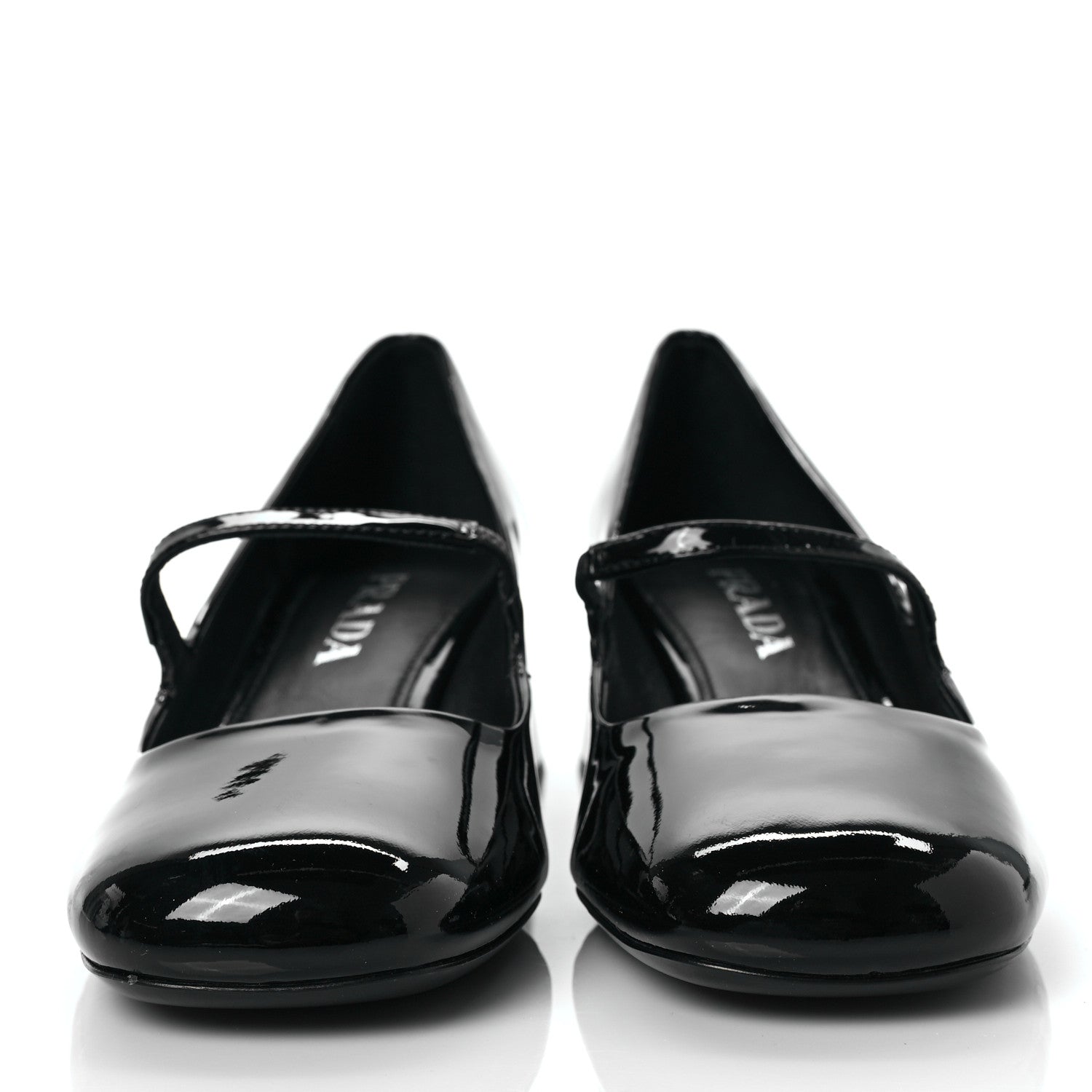 Prada Patent Mary Jane 45mm Pumps 39.5 Black 2 of 8
