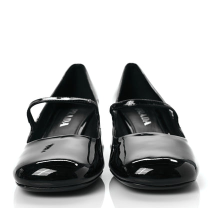 Prada Patent Mary Jane 45mm Pumps 39.5 Black 2 of 8