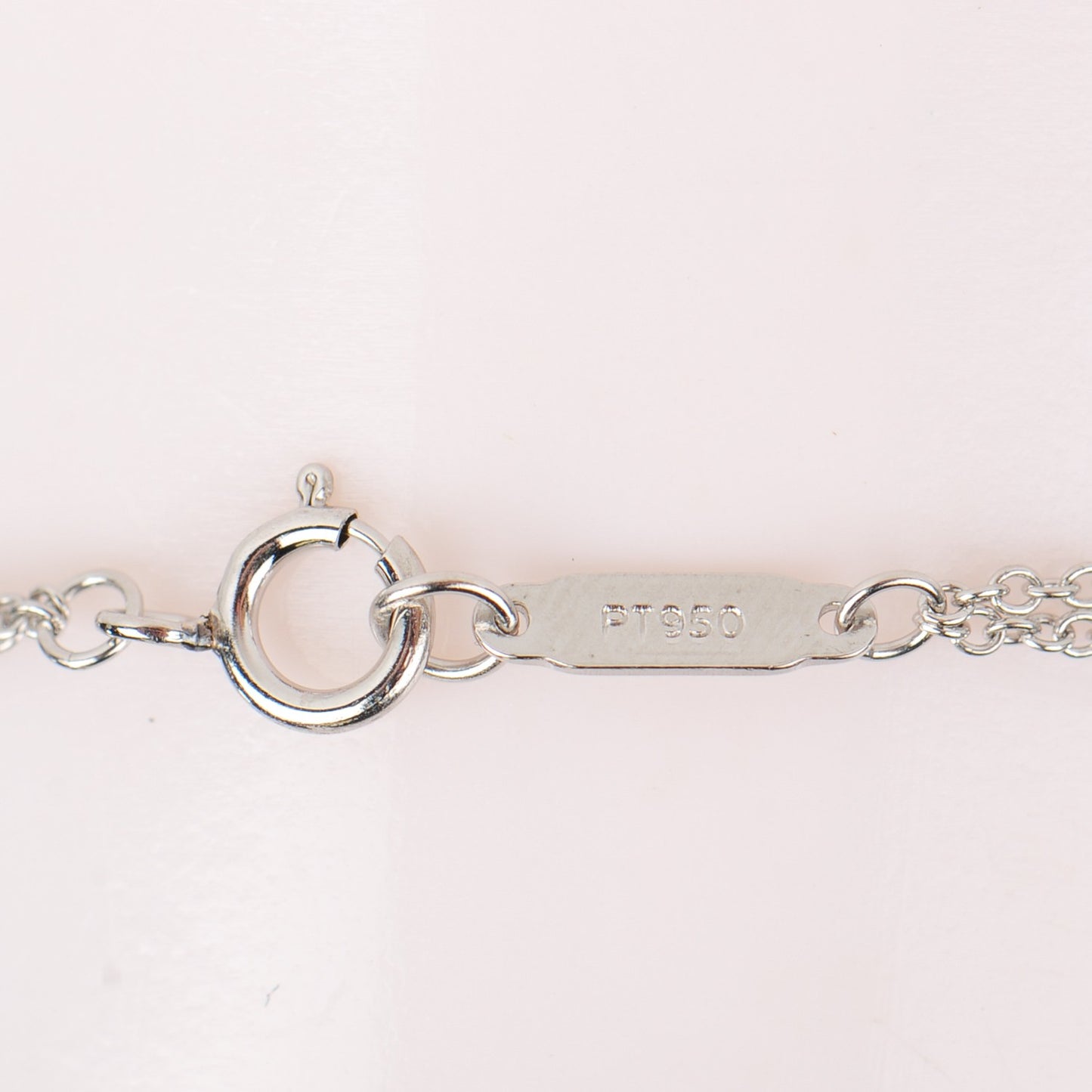 Platinum Diamond .20ct Double Chain Solitaire Bracelet