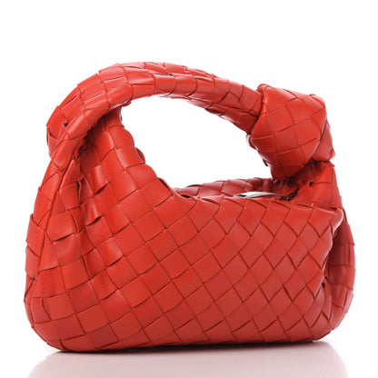 Bottega Veneta Nappa Intrecciato Mini Jodie Red 3 of 9