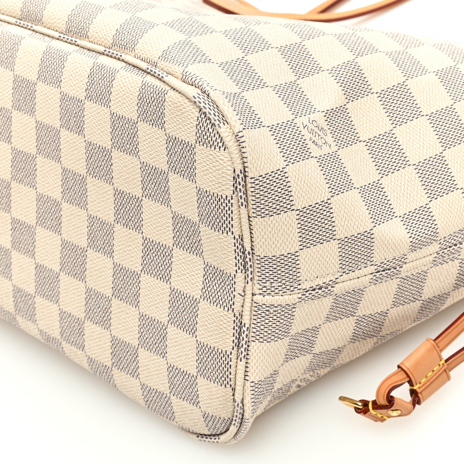 Louis Vuitton Damier Azur Neo Neverfull MM Rose Ballerine 10 of 10