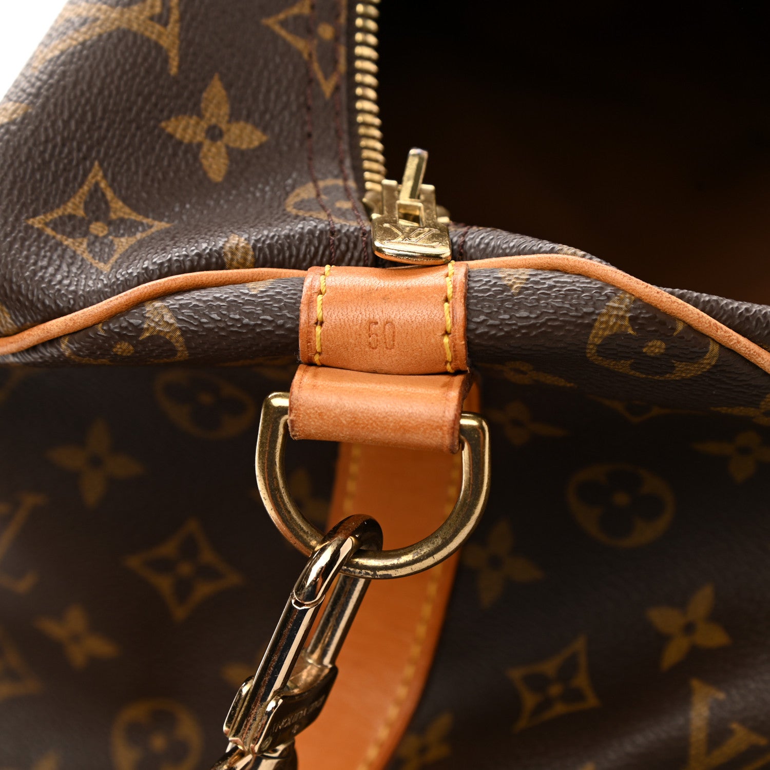 Louis Vuitton Monogram Keepall Bandouliere 50 8 of 12