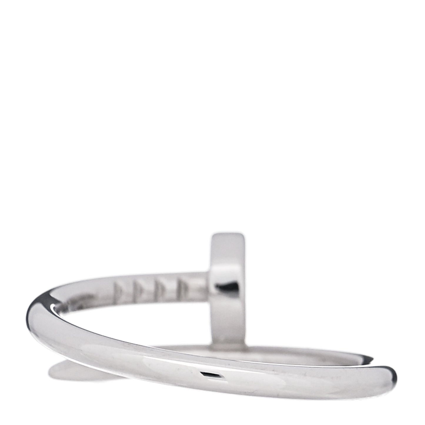 18K White Gold Small Juste Un Clou Ring 48 4.5