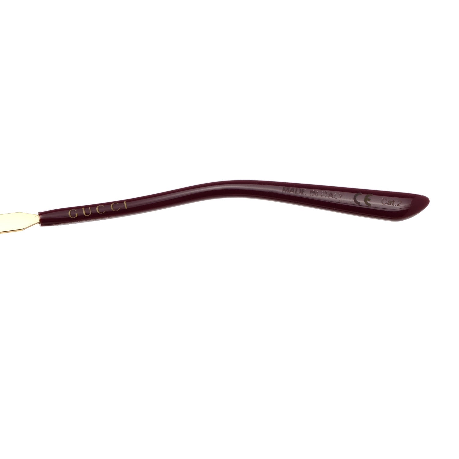 Gucci Metal Cat Eye GG0807SA Sunglasses Brown 6 of 8