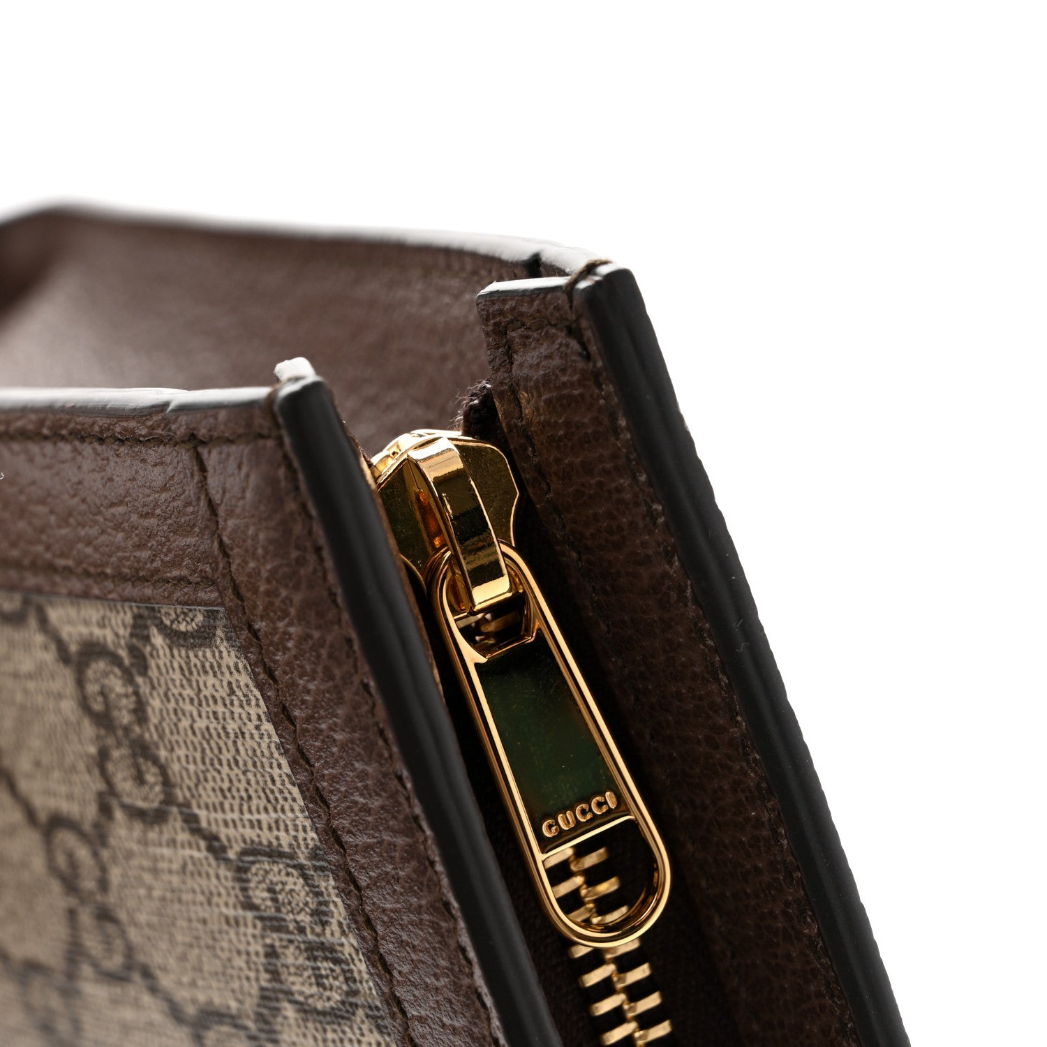 Gucci GG Supreme Monogram Web Ophidia Pouch Brown 8 of 9