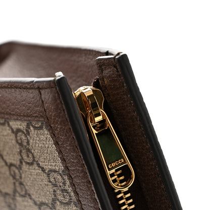 Gucci GG Supreme Monogram Web Ophidia Pouch Brown 8 of 9