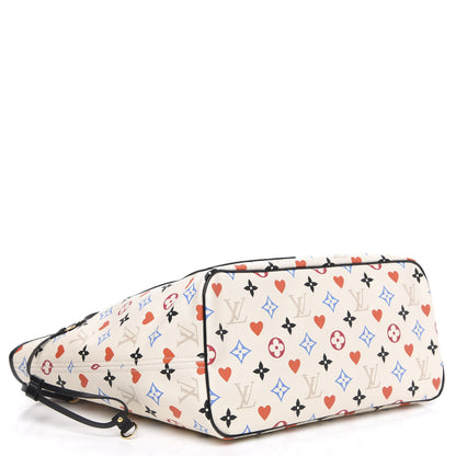 Louis Vuitton Game On Neverfull MM White 4 of 10