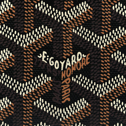 Goyard Goyardine Business Card Holder Black Gold 9 of 11