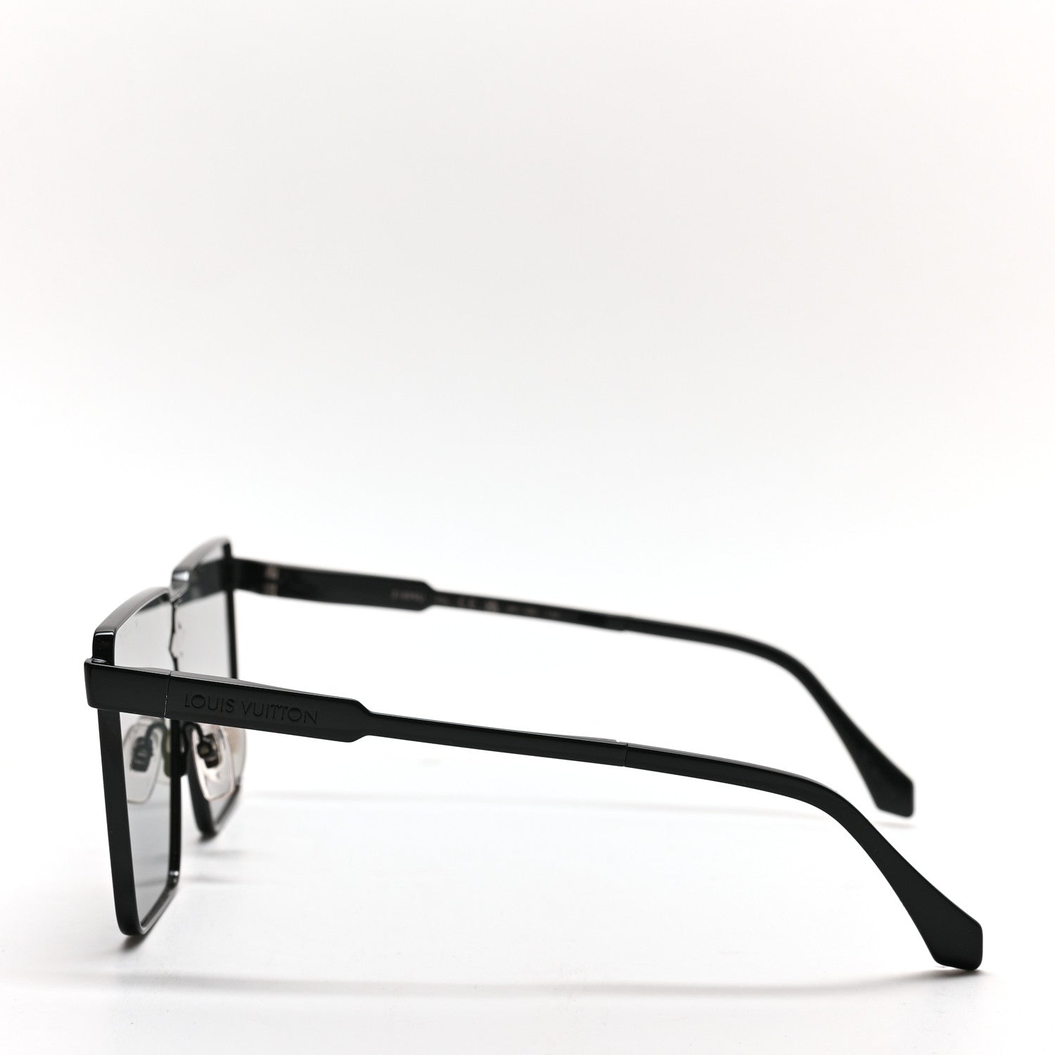 Louis Vuitton Acetate Swarovski Crystal Cyclone Sunglasses Z1899U Black 3 of 6