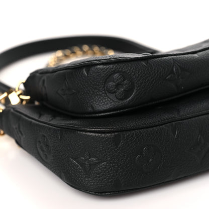 Louis Vuitton Empreinte Monogram Giant Multi Pochette Accessories Black 8 of 10