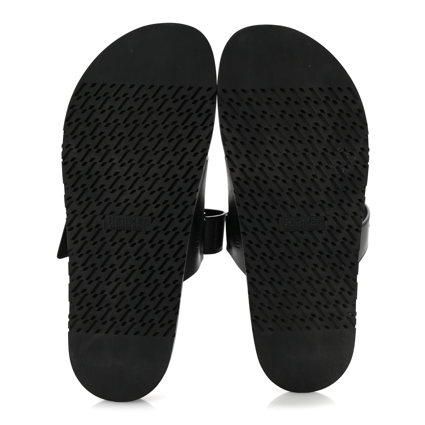 Calfskin Mens Chypre Sandals 44.5 Black