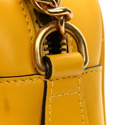 Gucci Calfskin Matelasse Mini GG Marmont Chain Shoulder Bag Stone Topaz 12 of 16