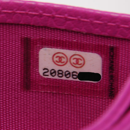 Chanel Iridescent Caviar Quilted Simply CC Card Holder Pink 7 of 7