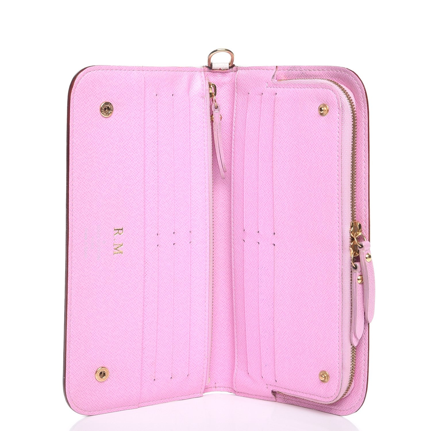 Louis Vuitton Monogram Multicolor Insolite Wallet White Litchi 4 of 8
