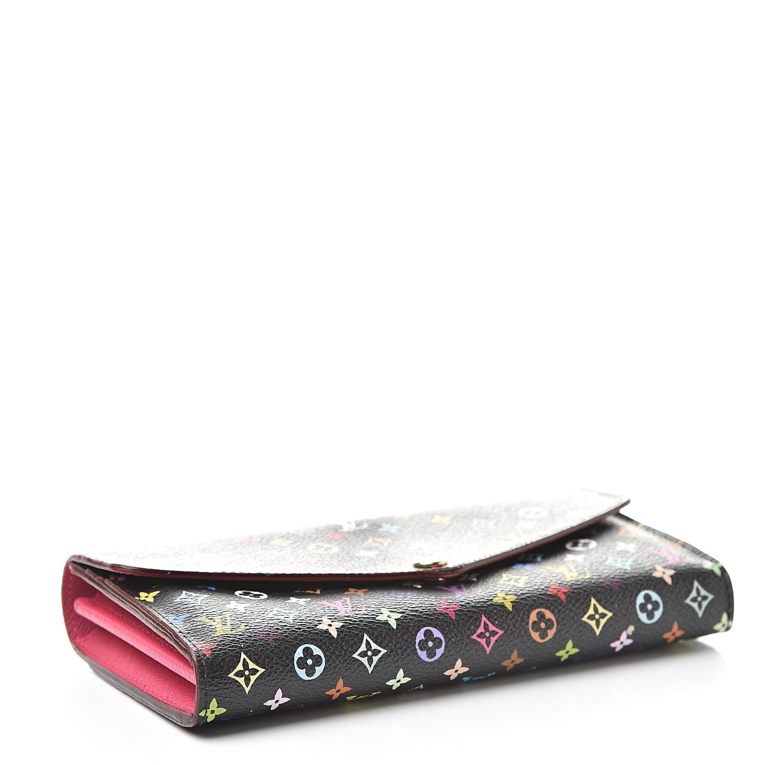 Louis Vuitton Monogram Multicolor Sarah Wallet NM Black Grenade 4 of 10
