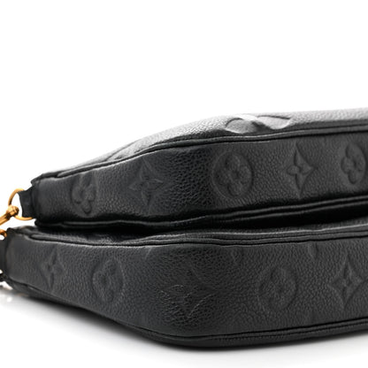 Louis Vuitton Empreinte Monogram Giant Multi Pochette Accessories Black 9 of 12