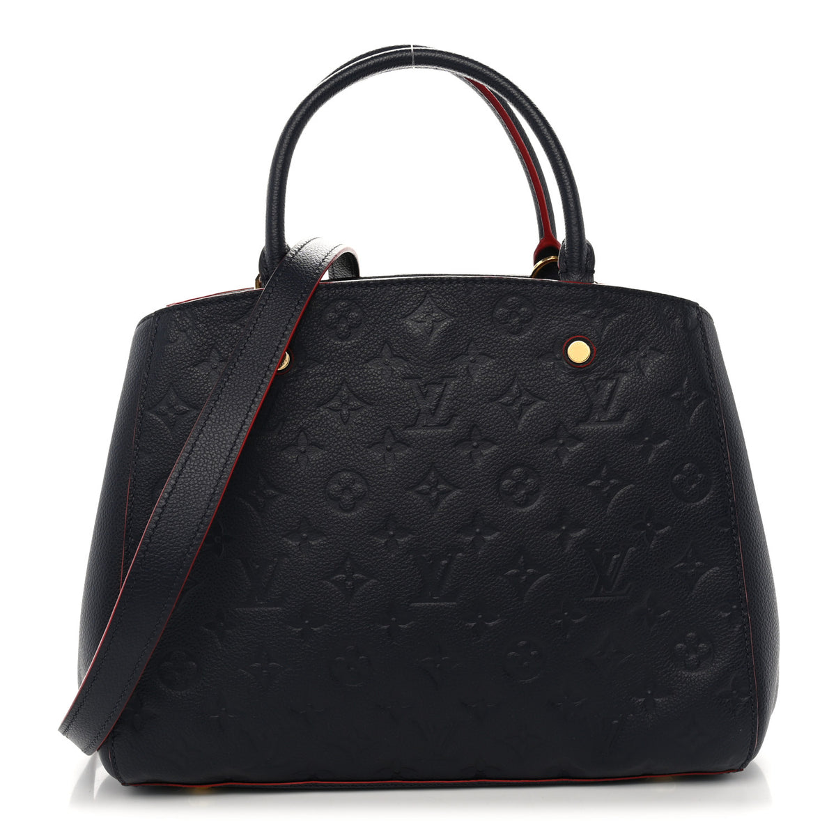Louis Vuitton Empreinte Montaigne MM Marine Rouge 1 of 9