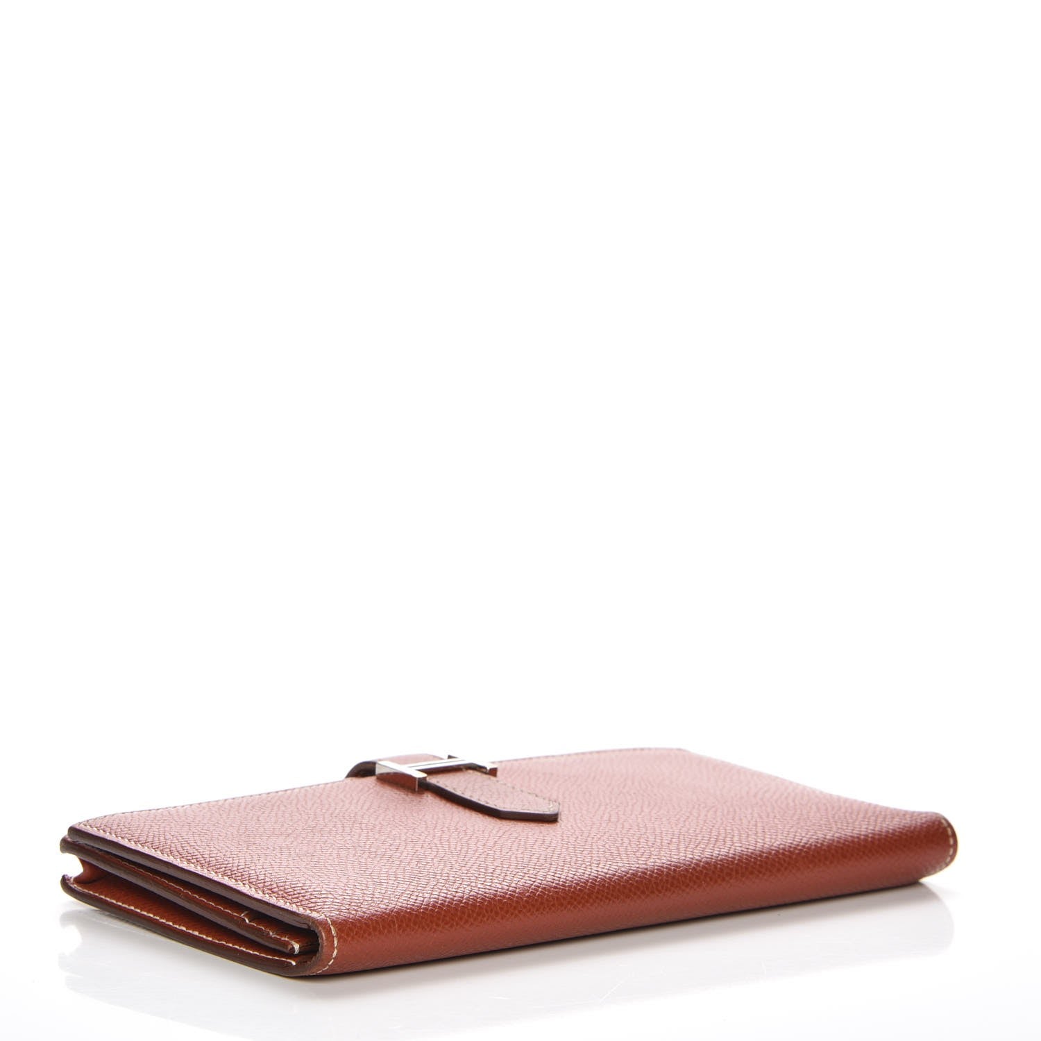 Hermes Epsom Bearn Gusset Wallet Brique 4 of 7