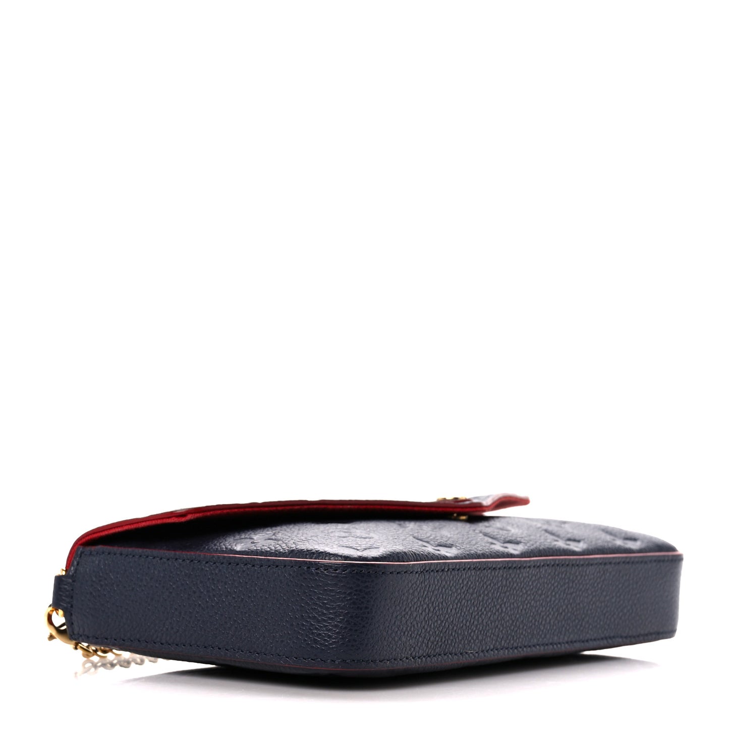 Empreinte Pochette Felicie Chain Wallet Marine Rouge