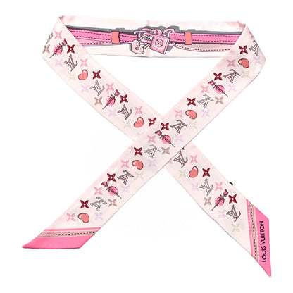 Louis Vuitton Silk Monogram A la Folie BB Bandeau Light Pink 1 of 3