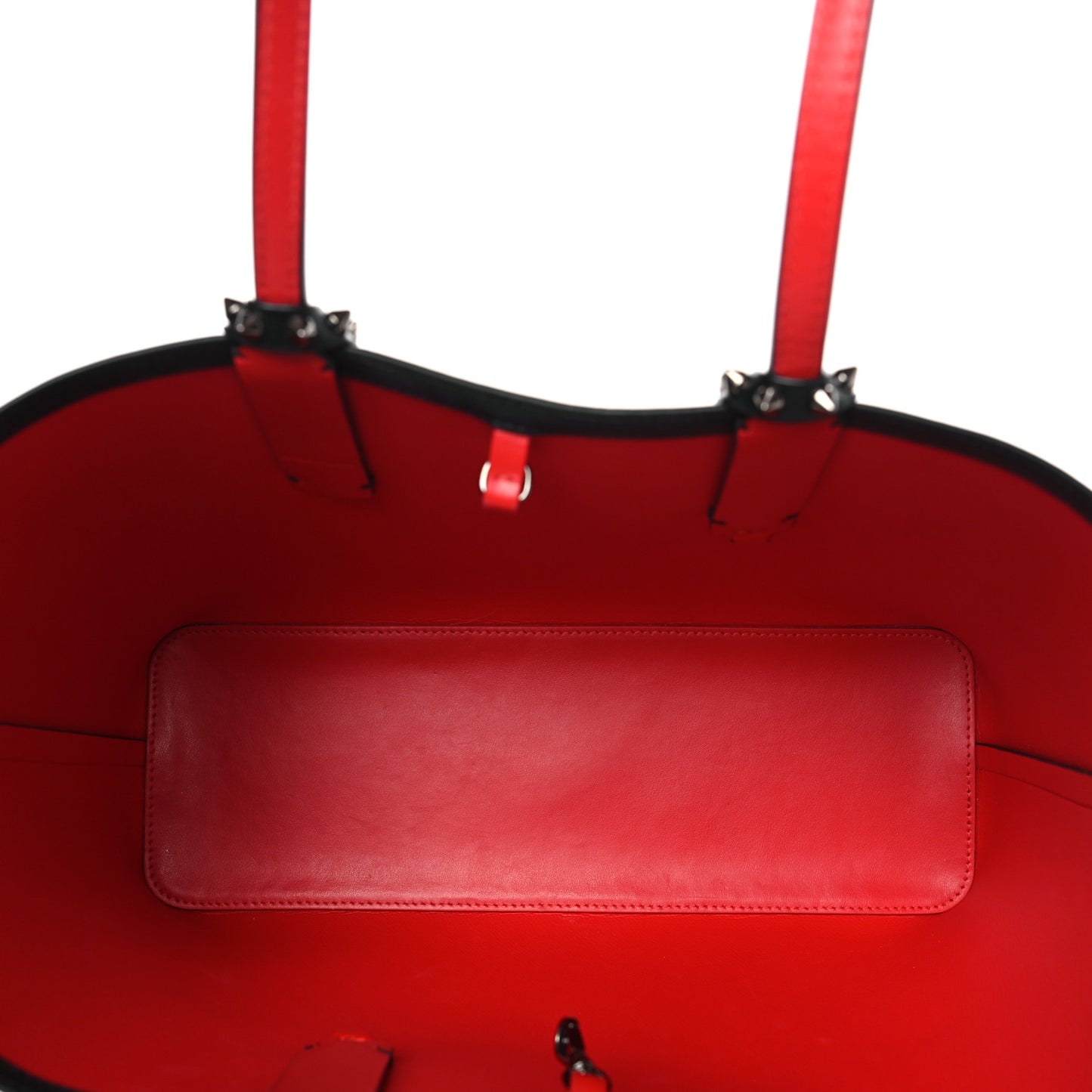 Calfskin Loubinthesky East West Cabata Tote Black