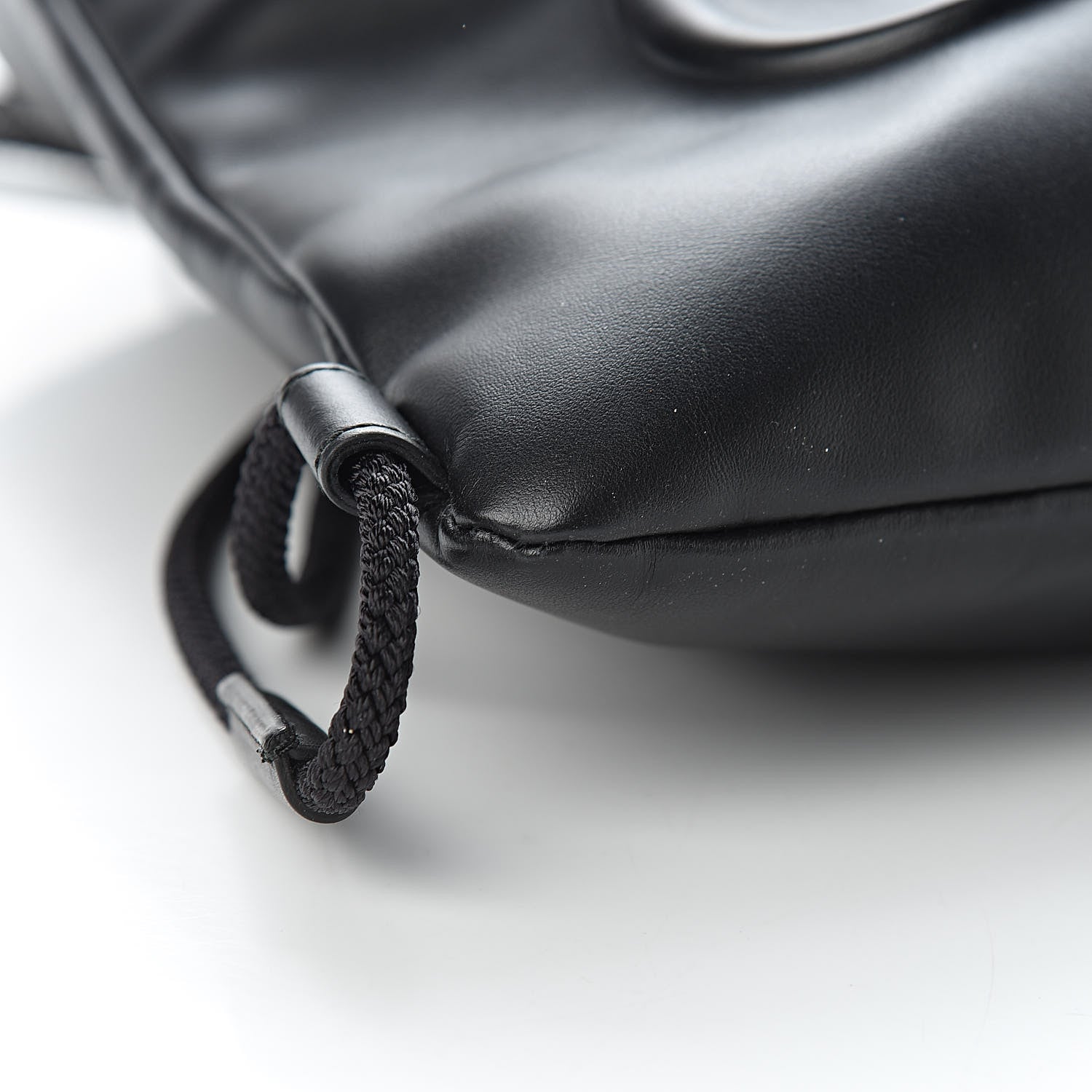 Gucci Calfskin Small GucciGhost Drawstring Backpack Black 9 of 11