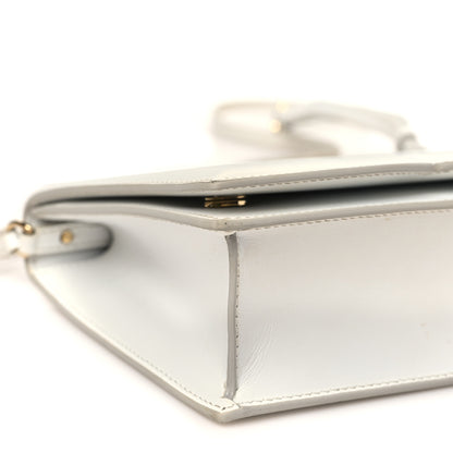 Dolce & Gabbana Calfskin DG Logo Flap Crossbody Bag White 9 of 12