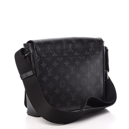 Louis Vuitton Monogram Eclipse District PM Black 3 of 9