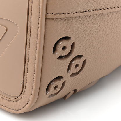 Christian Louboutin Calfskin Perforated Loubinthesky Large Cabarock Spikes Tote Roca 9 of 9