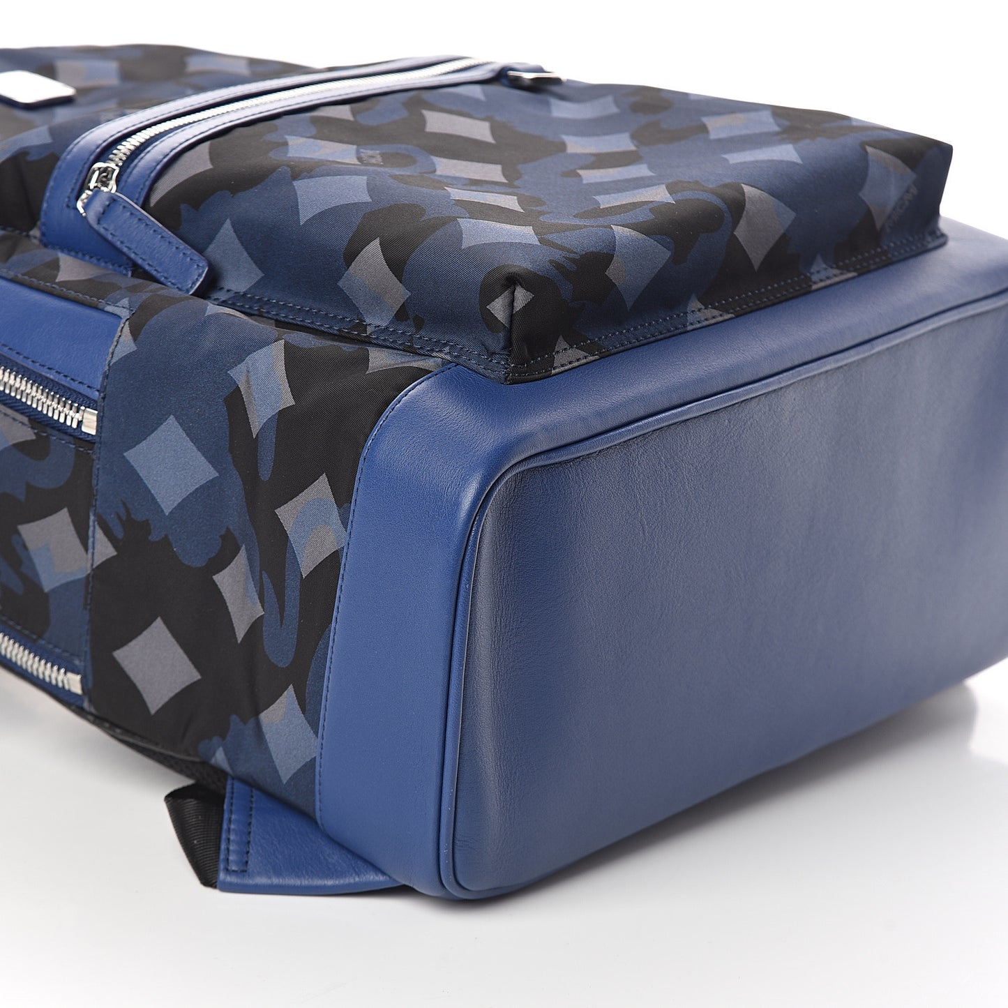 Nylon Camo Dieter Medium Backpack Estate Blue