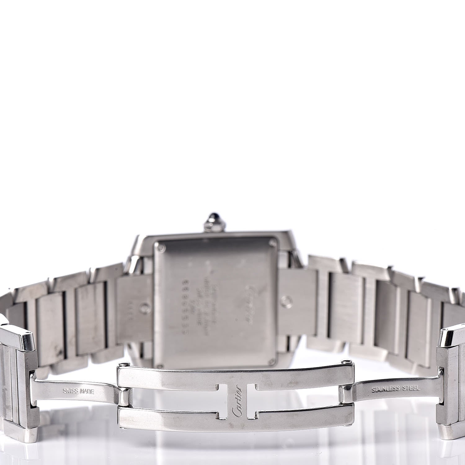 Cartier Stainless Steel 28mm Tank Francaise Automatic Watch 6 of 11