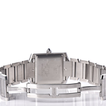 Cartier Stainless Steel 28mm Tank Francaise Automatic Watch 6 of 11