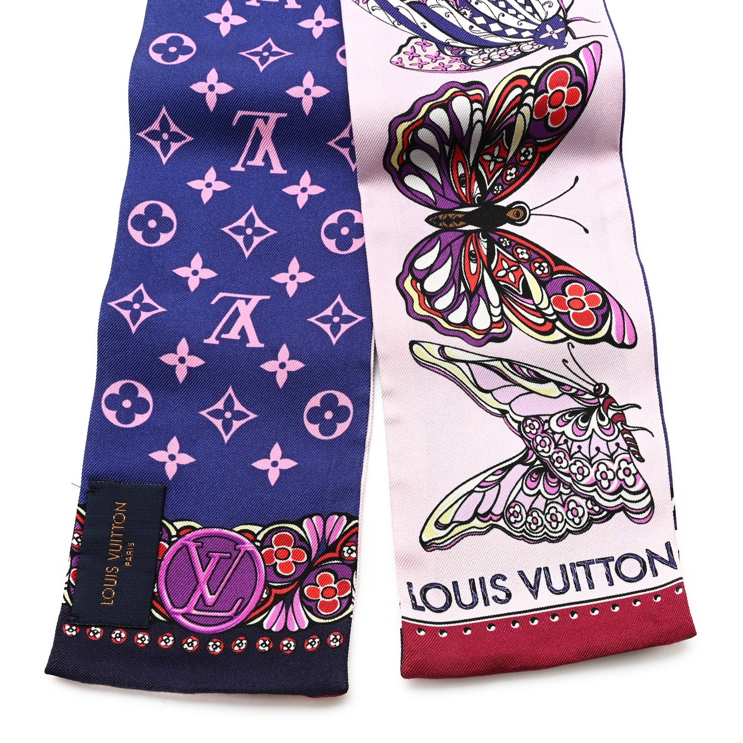 Silk Monogram World Of Love Bandeau Rose