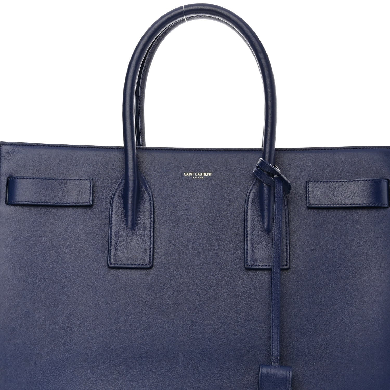 Saint Laurent Calfskin Large Sac De Jour Carryall Navy 6 of 8
